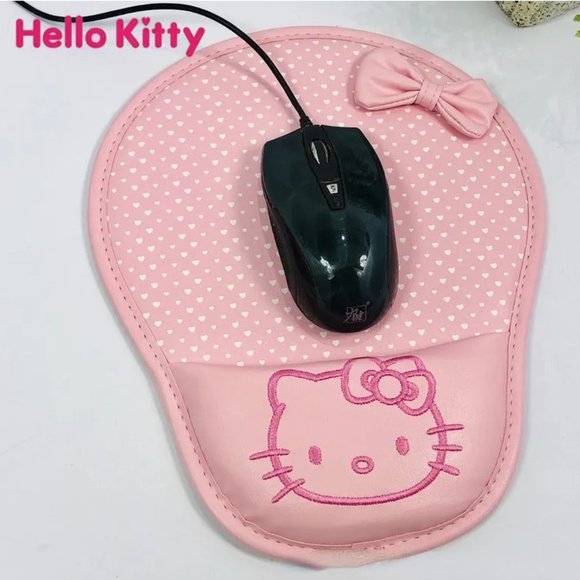 NEW Kawaii Sanrio Pink Hello Kitty Padded Mouse Pad - Picture 2 of 5